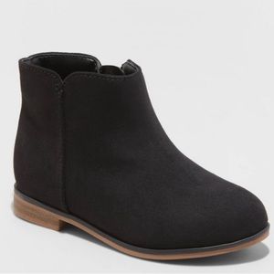 Toddler Girls Cat & Jack Penelope Bootie - Black - Size 5